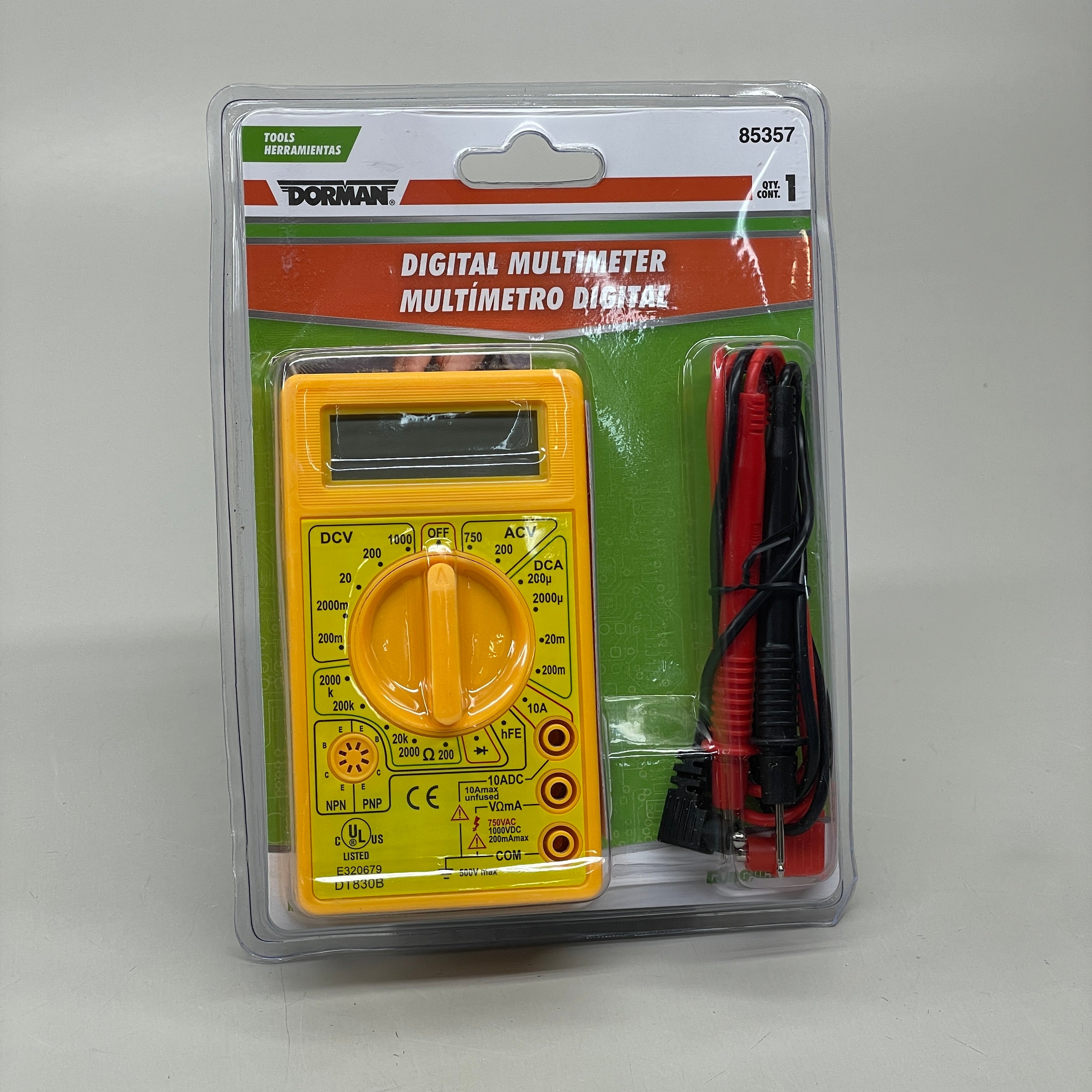 DORMAN Digital Multimeter Tools For Electrical Diagnostics 85357 PayWut