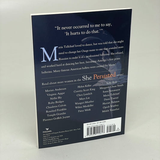 SHE PERSISTED: MARIA TALLCHIEF Paperback Book By Christine Day