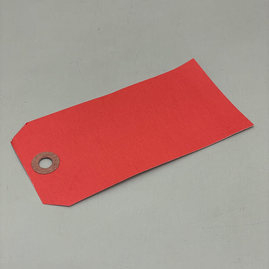 1,000 Shipping Hang Tags Red 13 Pt. Cardstock 4 3/4" x 2 3/8" 513RED