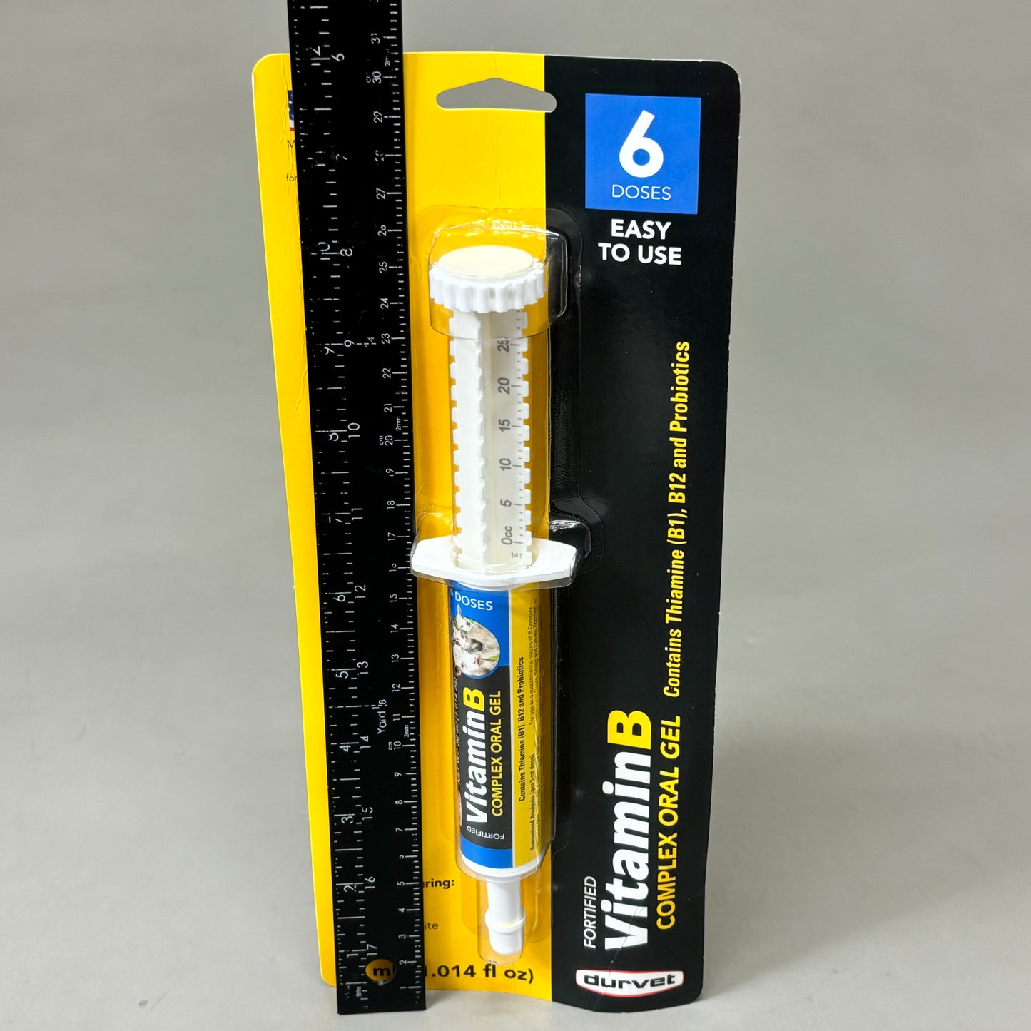 DURVET (2 PACK) Vitamin B Complex Oral Gel for Appetite Digestion Etc 30 mL