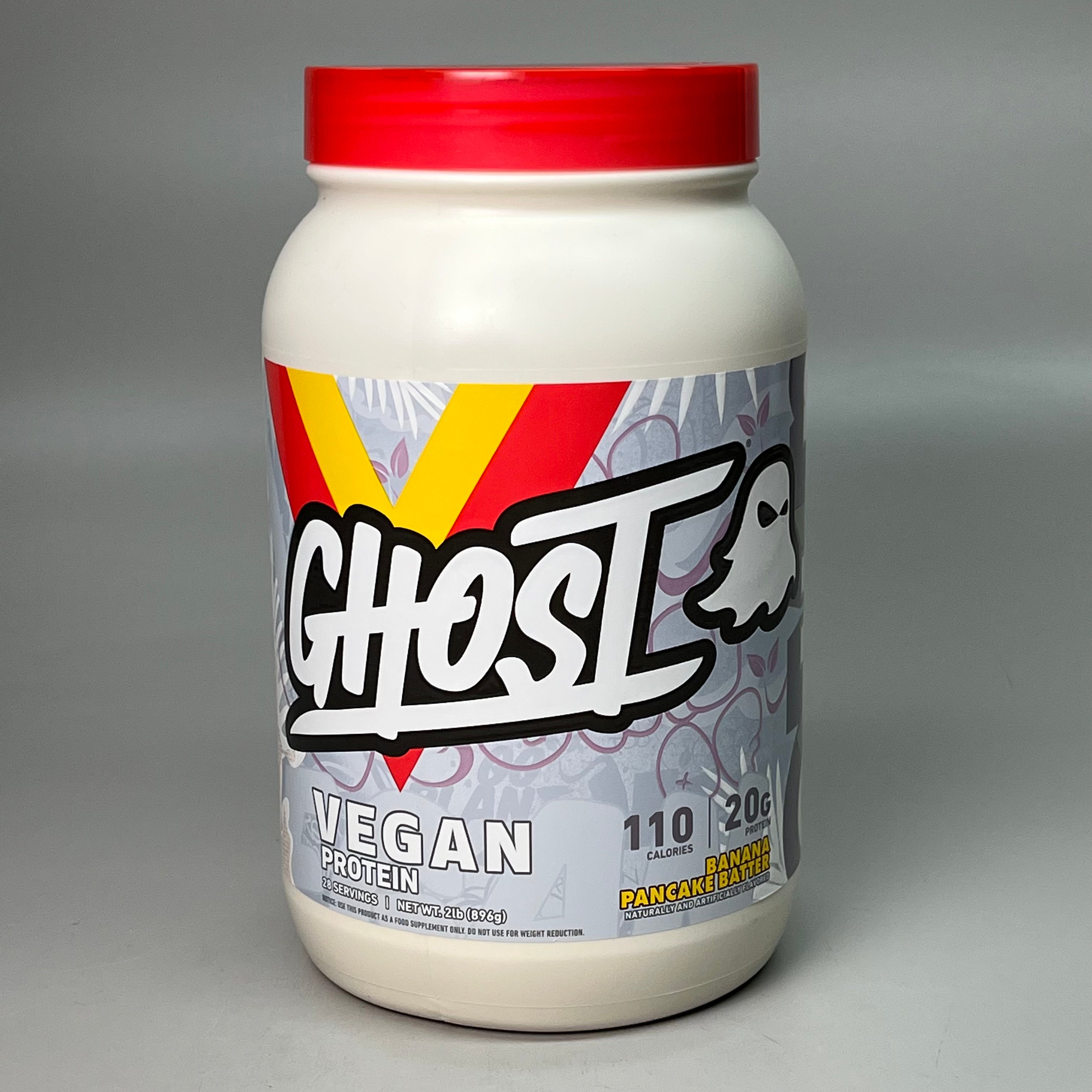 GHOST Vegan Protein Banana Pancake Batter 896g 110 Cal 20g Of Protein