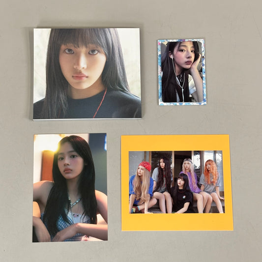 NEW JEANS Minji Ver Supernatural 1st JP Single Album Includes 7 Accessories Purple