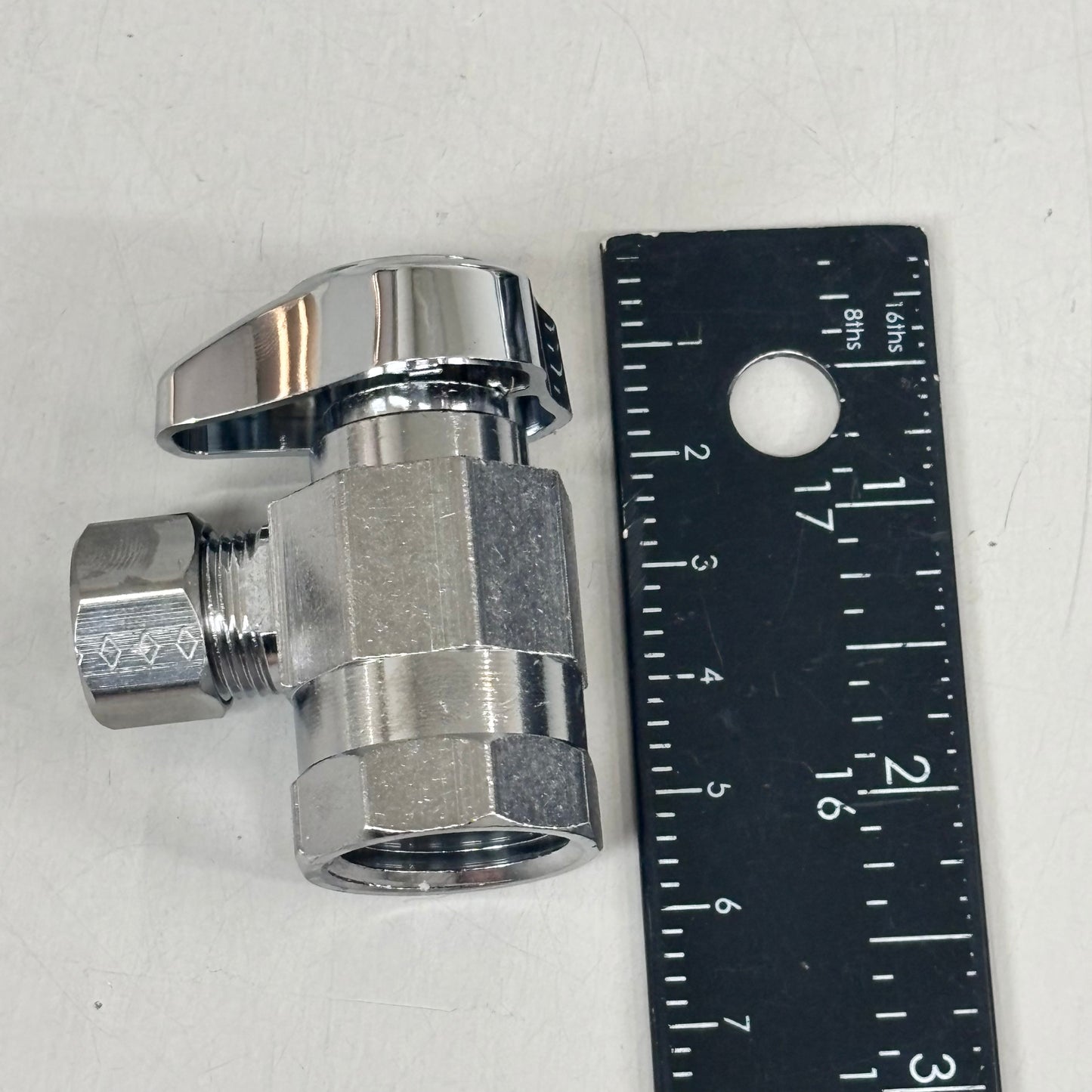 BRASSCRAFT (2 PACK) 1/4 Turn Angle Stop 1/2" FIP In X 3/8" OD COMPR Out G2R17XC