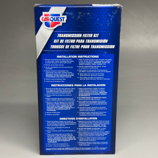 CARQUEST Transmission Filter Kit w/ Gasket & Pan 85841
