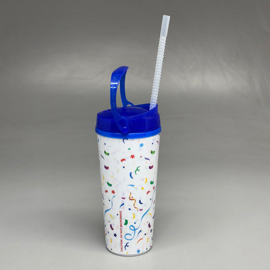 ZA@ WHIRLEY (30 Pack) Legoland California 25th Birthday Cups W/ Lid, Straw, & Handle 24 oz