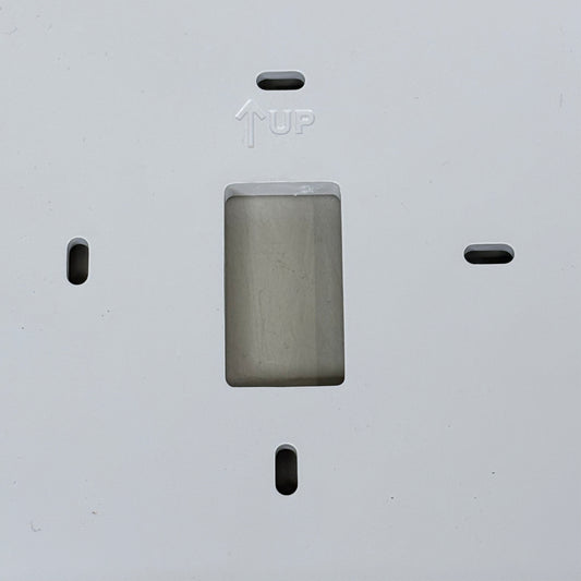 PRO (2 PACK) Universal Wall Plate for Pro1 Thermostats 5.5"H x 7.5"W White T119
