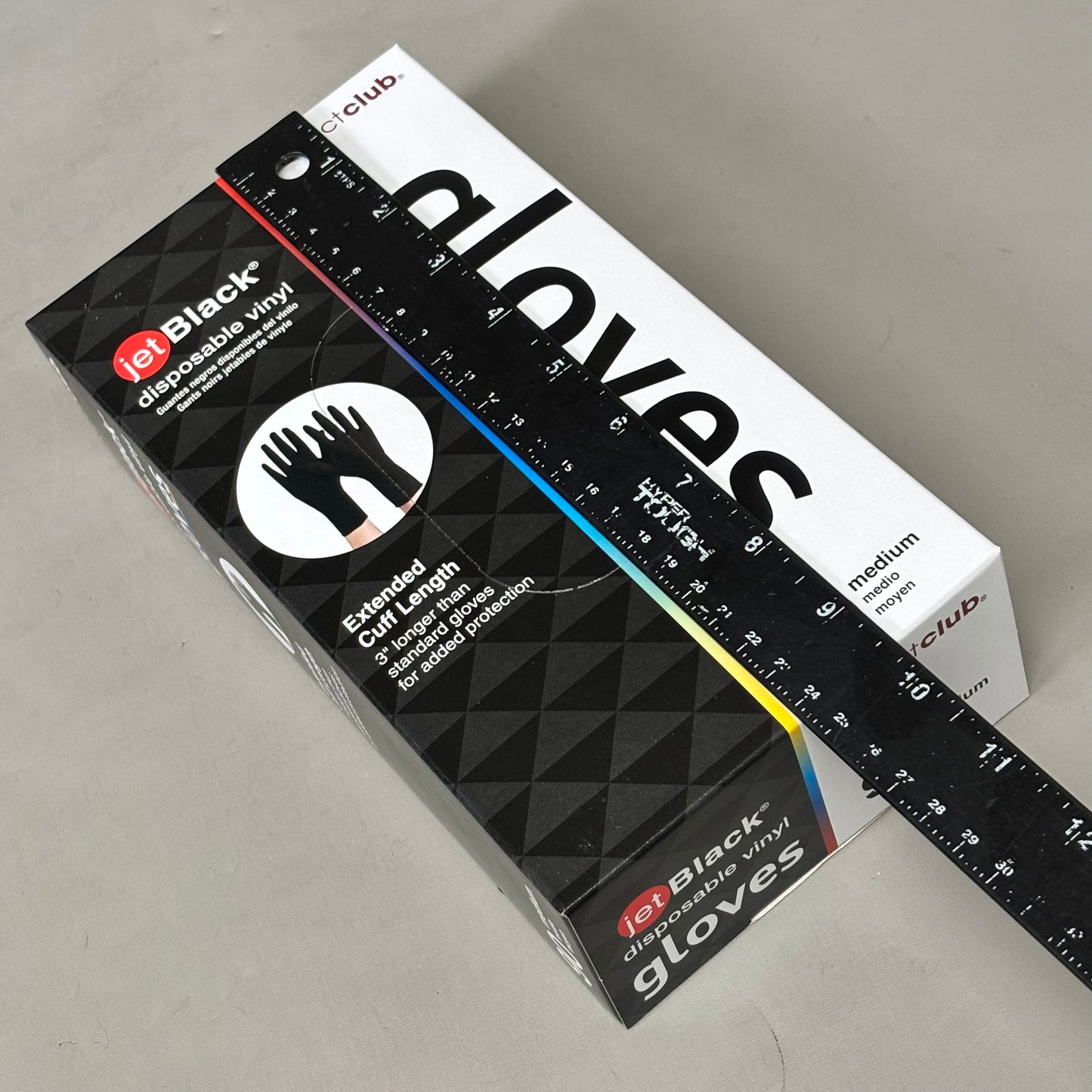 PRODUCT CLUB (2 PACK, 90 GLOVES EACH) Disposable Vinyl Gloves Long Cuff Sz M