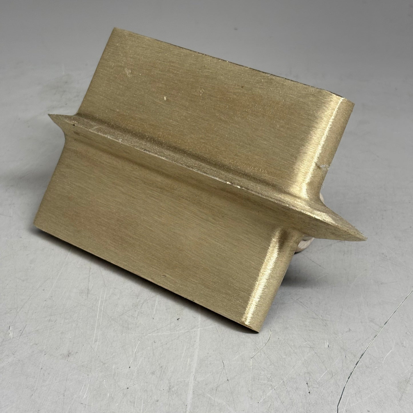 KRAFT TOOL CO Deep Bit Bronze Groover with Wood Handle 6" x 4-1/2" 1/4"R 1"D