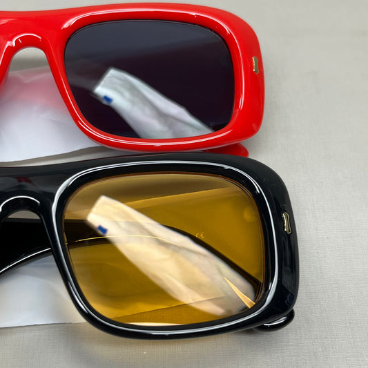 KIMORN 2-PACK! Retro Fashion Sunglasses 90’s Vintage Square Frame Shades XH3348 (New)