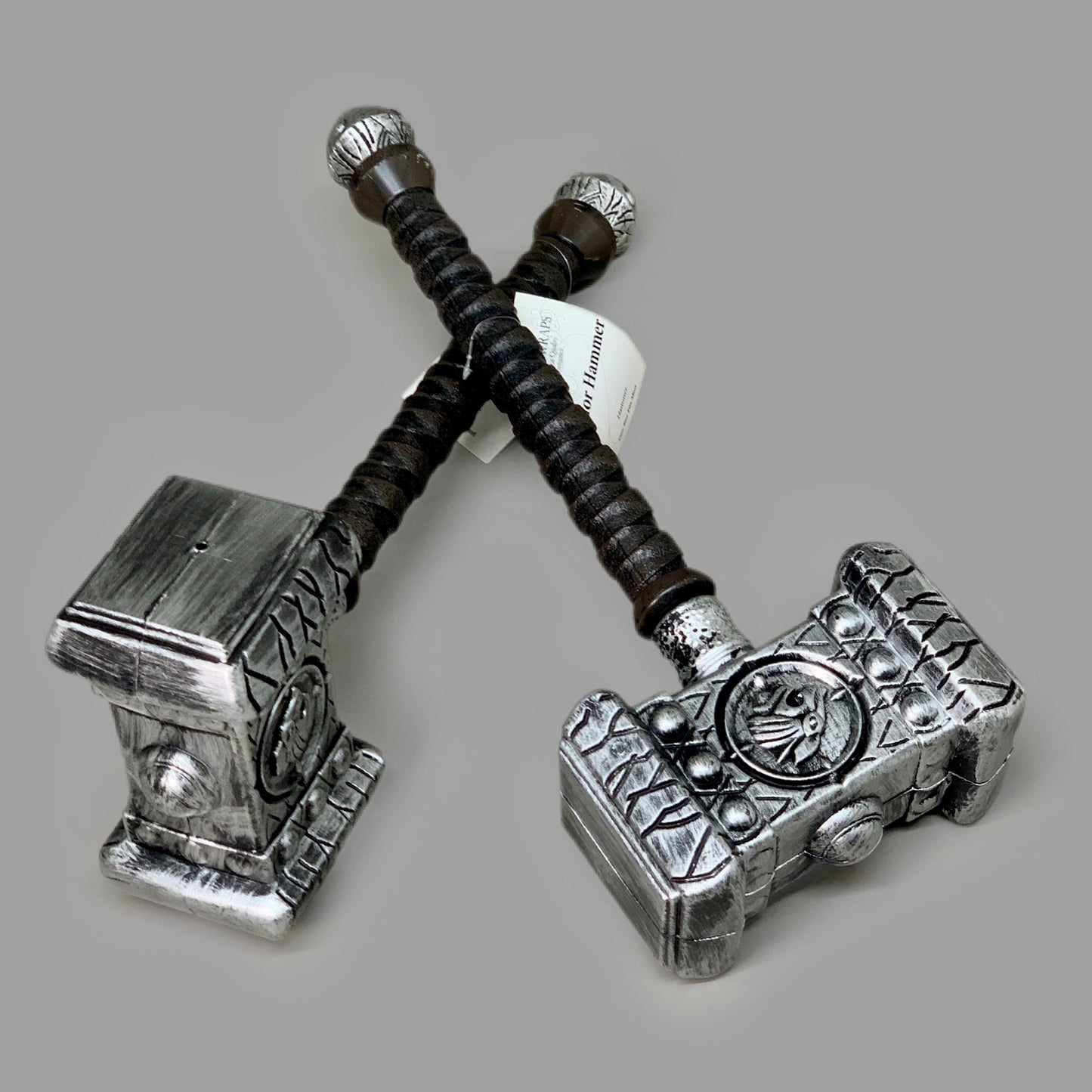 UNDERWRAPS (2 PACK) Norse God Thor Hammer Vikings Prop 21" in Length 30022