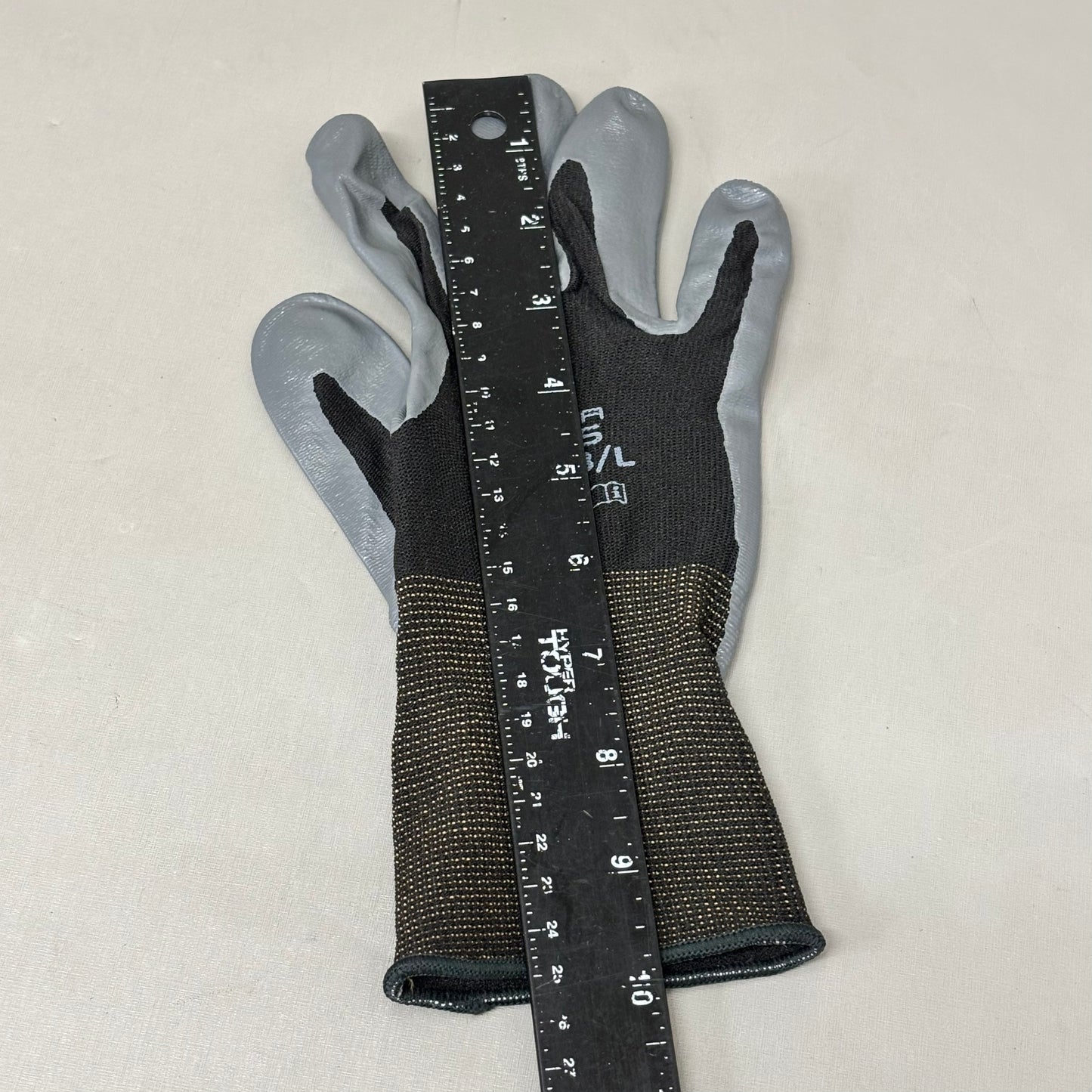 SHOWA (2 Dozen) Atlas 370 Black Protective Work Gloves Size Large 370BL-08