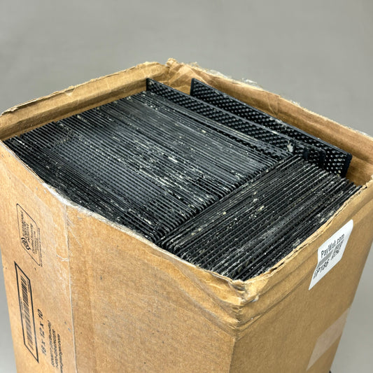 MOTHER LODE (80 PACK) Waxed Deep All Plastic Foundation for Beehive Box 17"x8" Black