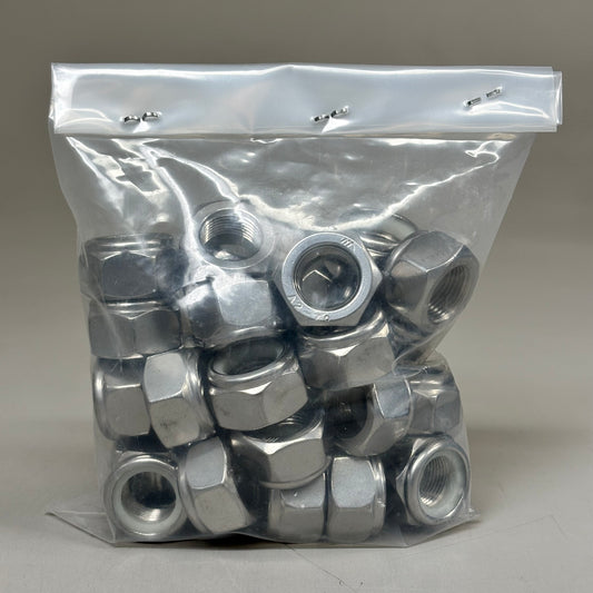 METRIC THREADED PRODUCTS (30 PACK) Nylon Insert Locknuts M20-1.50 Chrome 985-S.S A2-70