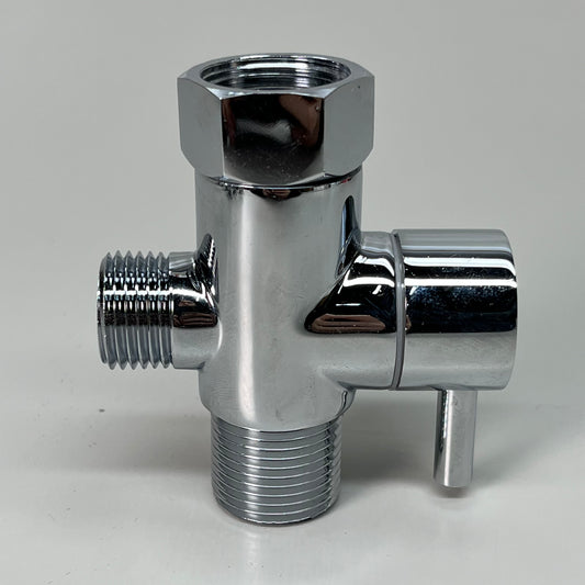 LUXE Lot of 11! Bidet Shut-Off Valve T-adapter 3 Way Connector 3" x 3" Silver