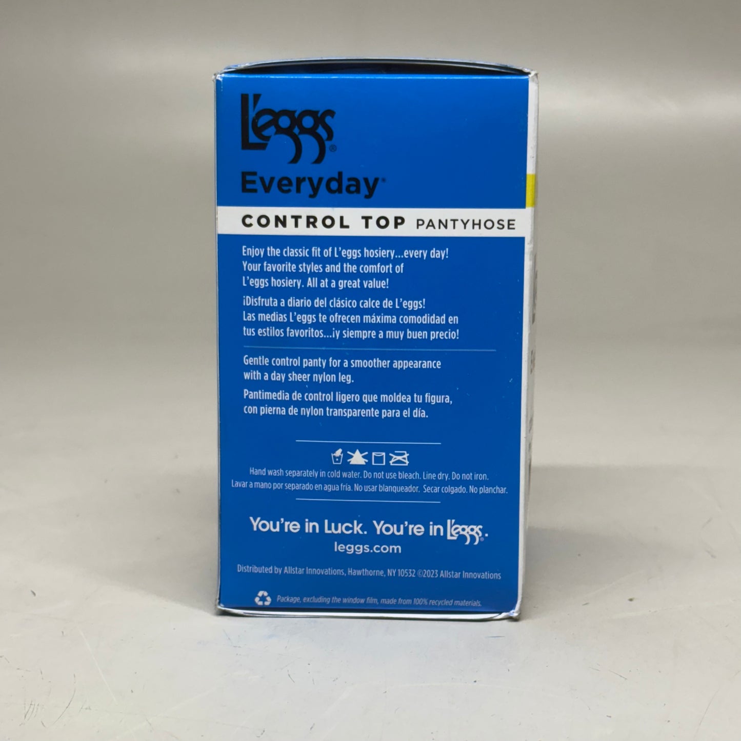 (3 PACK 9 TOTAL) L'EGGS Everyday Sheer Nude Pantyhose Size L Q00J96