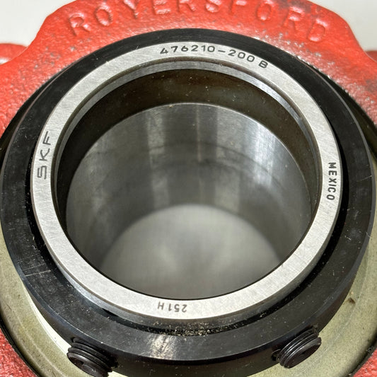 ROYERSFORD R2000 Spherical Bearing 2 Square Flange Expansion Red 40-05-E200