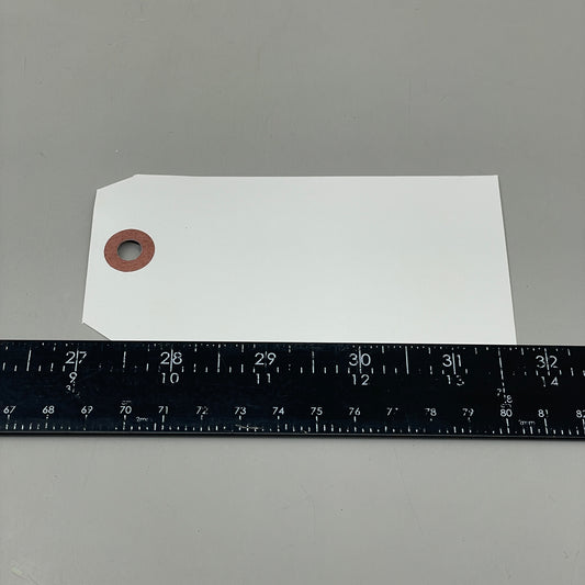 1,000 Shipping Hang Tags White 13 Pt. Cardstock 4 3/4" x 2 3/8" 513WHT