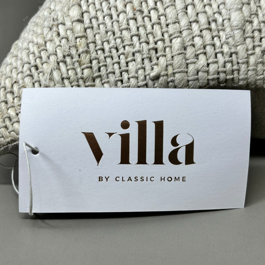 VILLA 14"x20" ST Halter Decorative Throw Pillow in Ivory