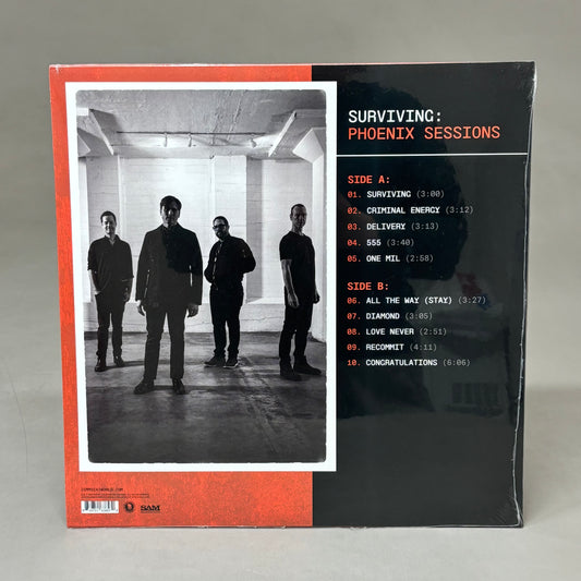 SILVA ARTIST Jimmy Eat World Surviving: Pheonix Sessions 10 Song Record Orange Vinyl Record