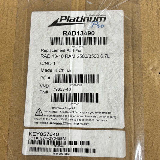 KEYSTONE Radiator fits Dodge Ram 13-18 2500 3500 4500 5500 RAD13490 (New)