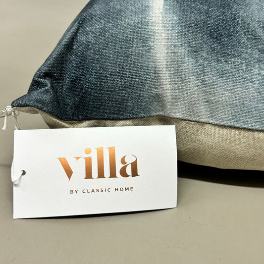 VILLA 14"x20" RN Whitten Decorative Throw Pillow in Blue/Green