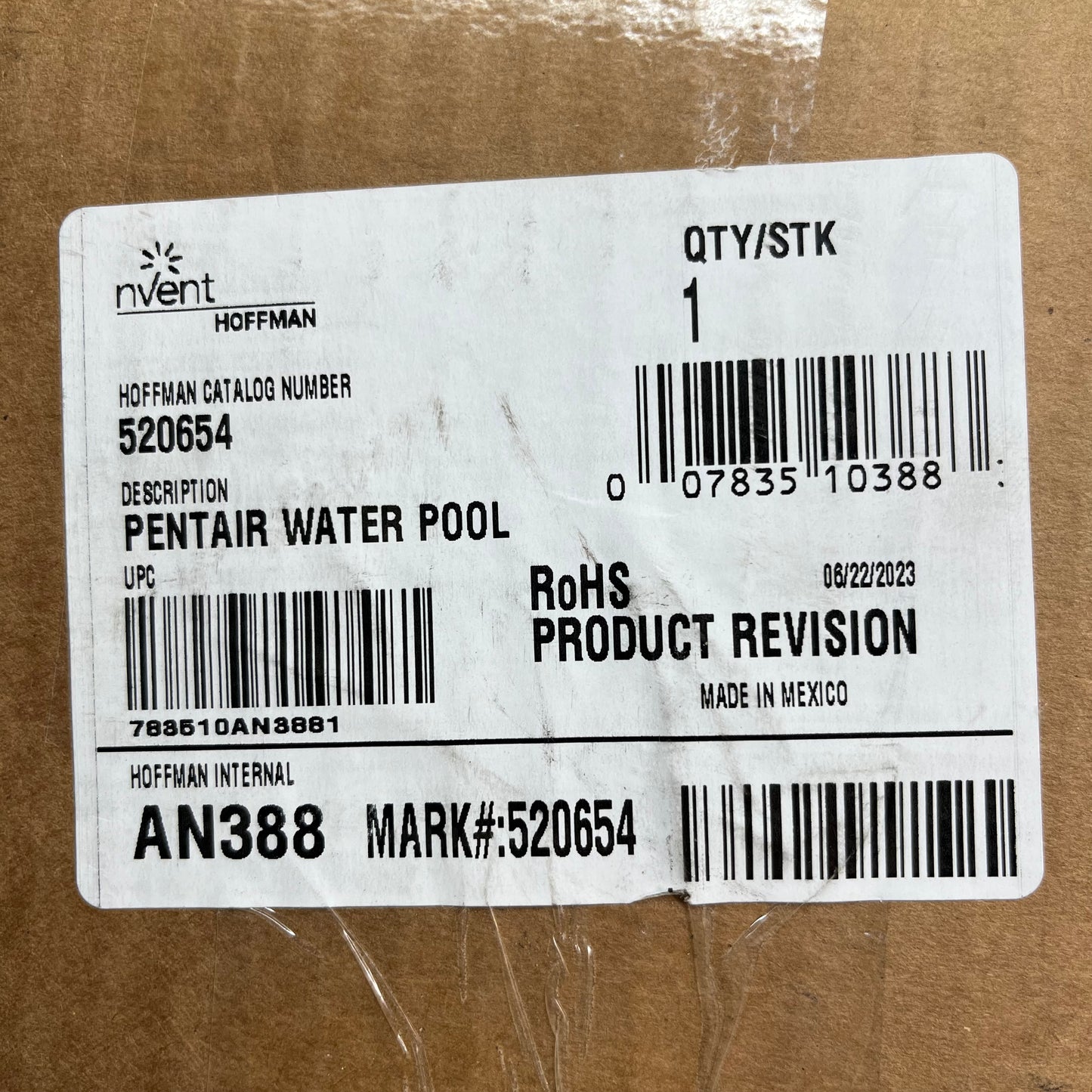 PENTAIR EasyTouch Water Pool Transformer 3.5" x 4" 520654 Beige