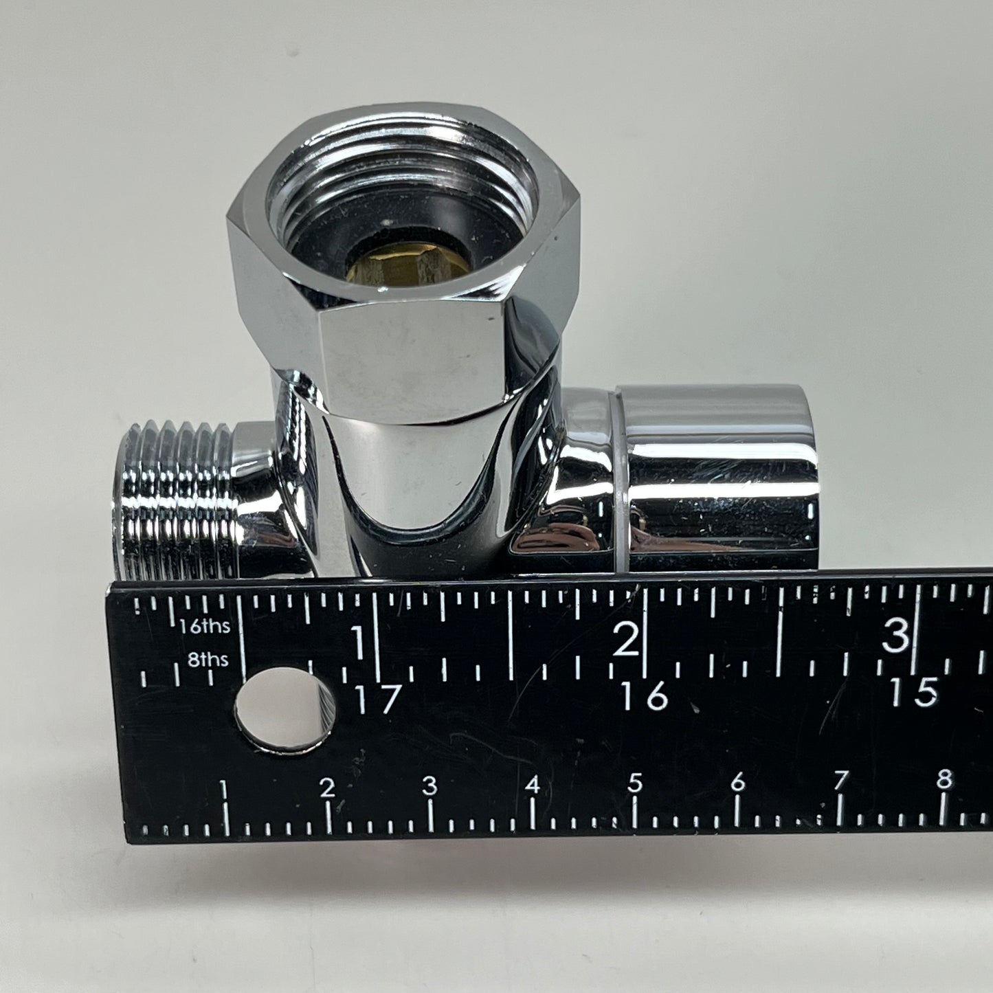 LUXE Lot of 11! Bidet Shut-Off Valve T-adapter 3 Way Connector 3" x 3" Silver