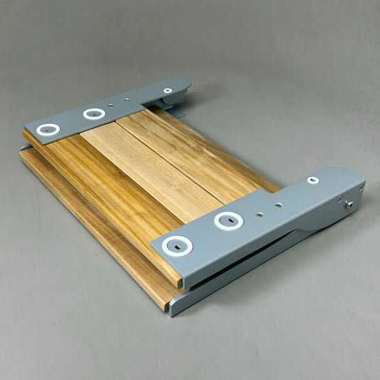 MOEN Home Care Wall Mounted Teak Wood Foldable Shower Chair DN7110