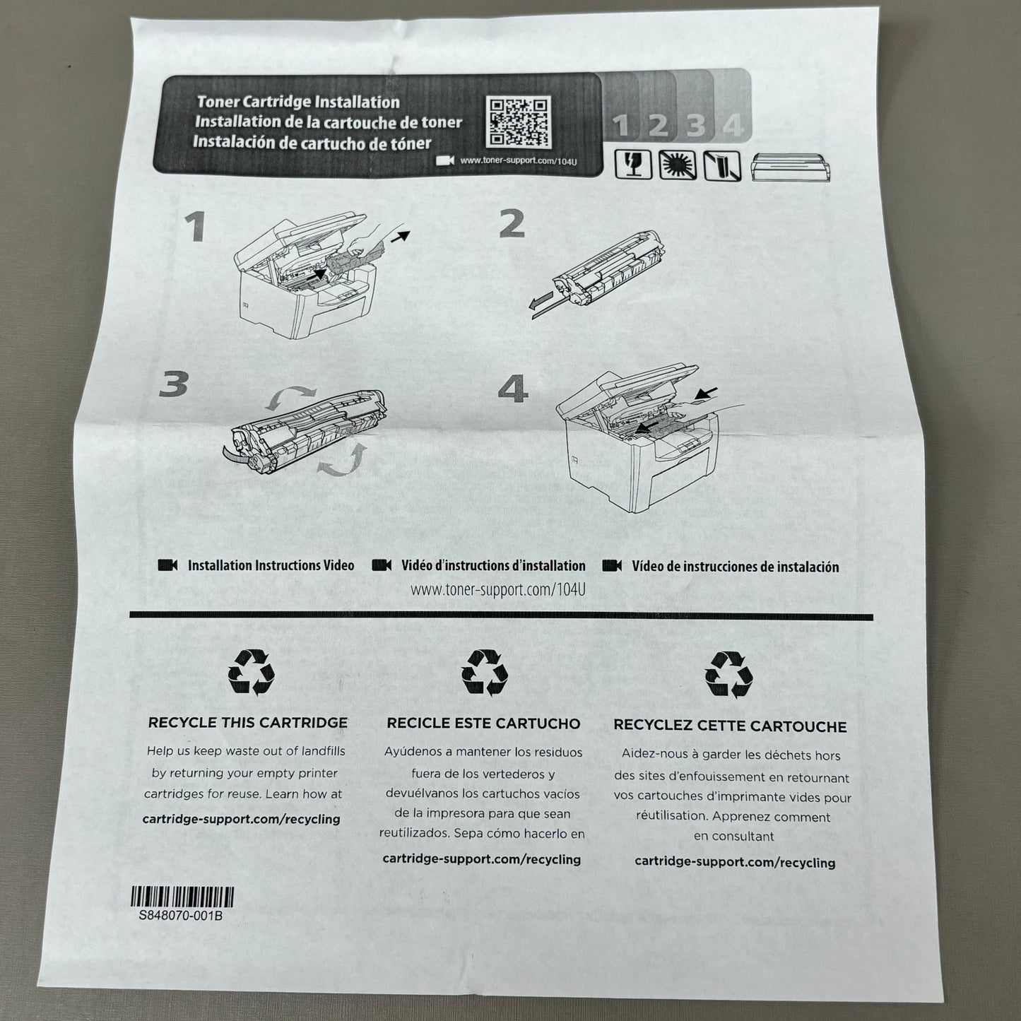 QUILL Laser Toner Cartridge Canon 13" 6.5" Black 791104A