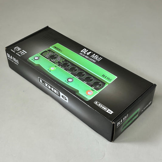 LINE 6 Delay & Looper Modeler Pedal 4 Switch & 1 Switch Loopers Green DL4 MkII