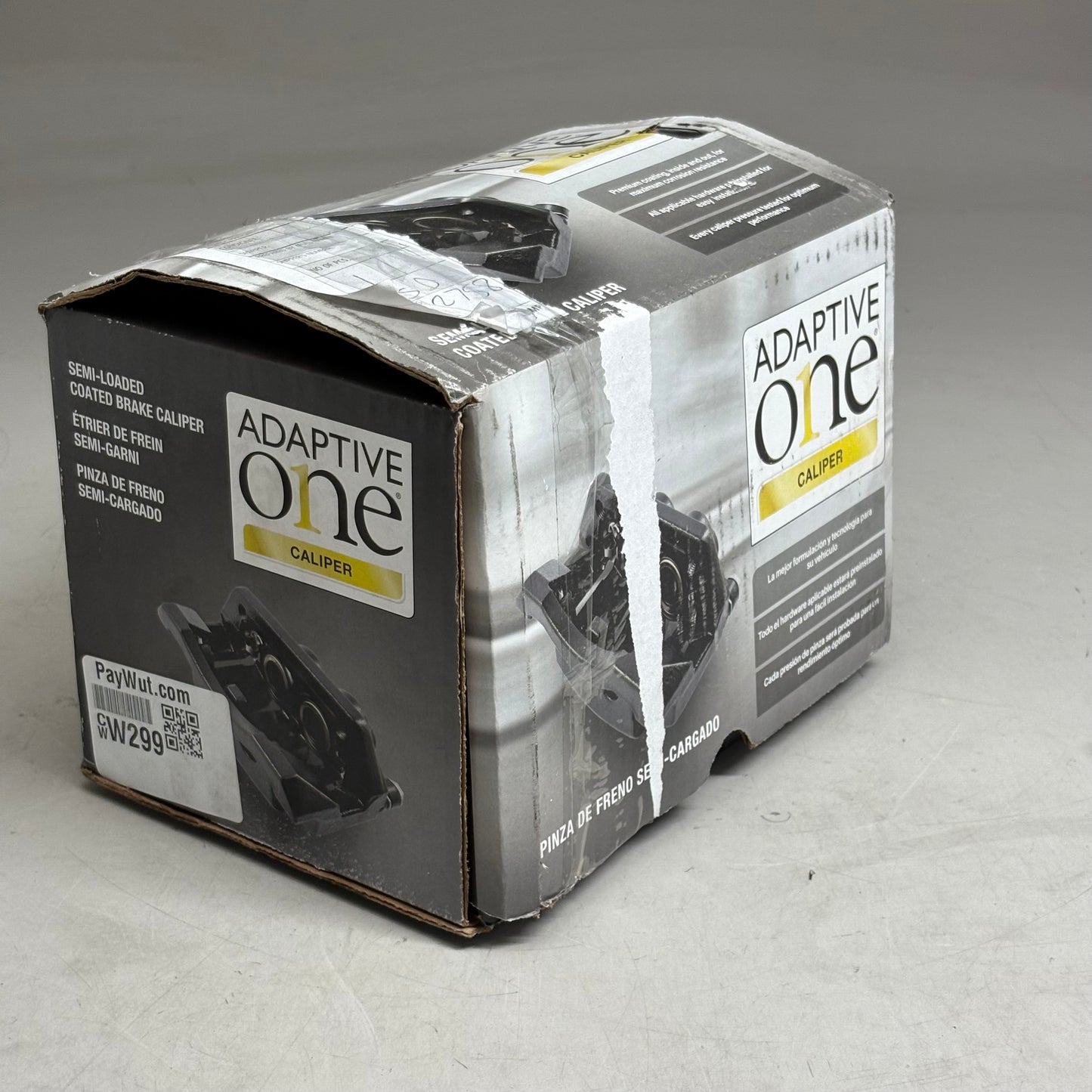 NAPA ADAPTIVE ONE Brake Caliper Single Piston Floating Remanufactured 2758XA