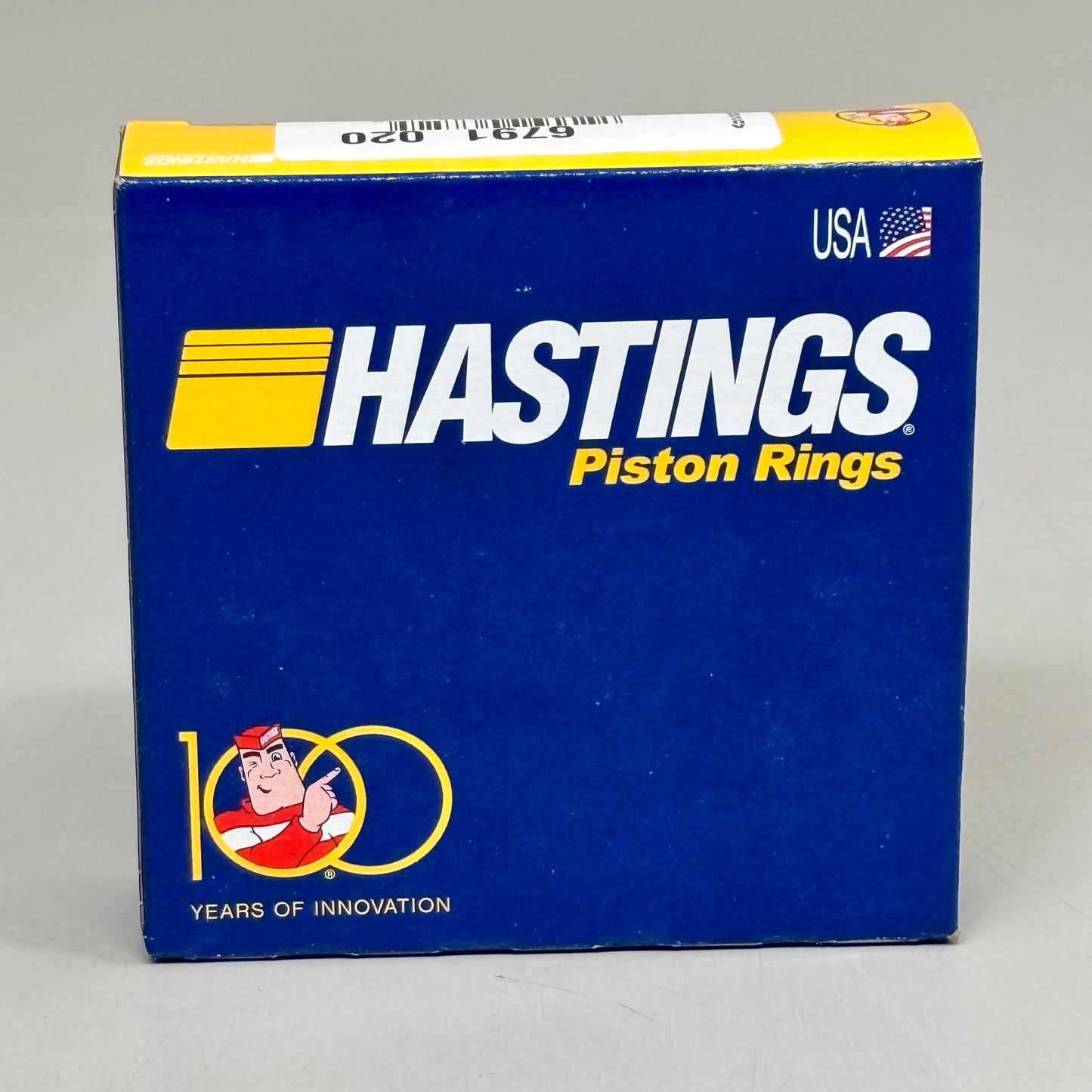 HASTINGS (SET OF 4) Piston Rings For Ford Car Capri 1969-77 3L 2 cyl. 6791 020