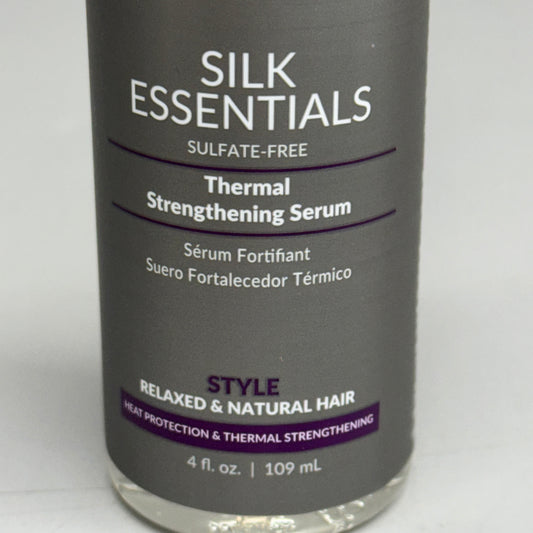 DESIGN ESSENTIALS Silk Essentials Thermal Strengthening Serum Sulfate-free 4 fl oz BB 07/27