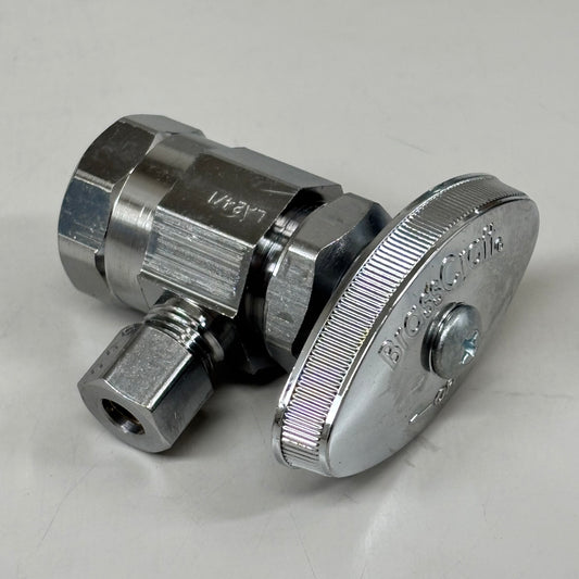 BRASS CRAFT (2 PACK) Iron Pipe Angle Stop 1/2" FIP Inet X 1/4" OD Tube OR07XC