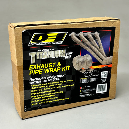 DEI DESIGN ENGINEERING INC Titanium Exhaust & Pipe Wrap All-In-1 Kit 10095