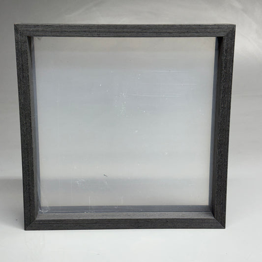 (3 PACK) Floater Picture Frame 8.66" X 1.57" X 8.66" Dark Grey/Black