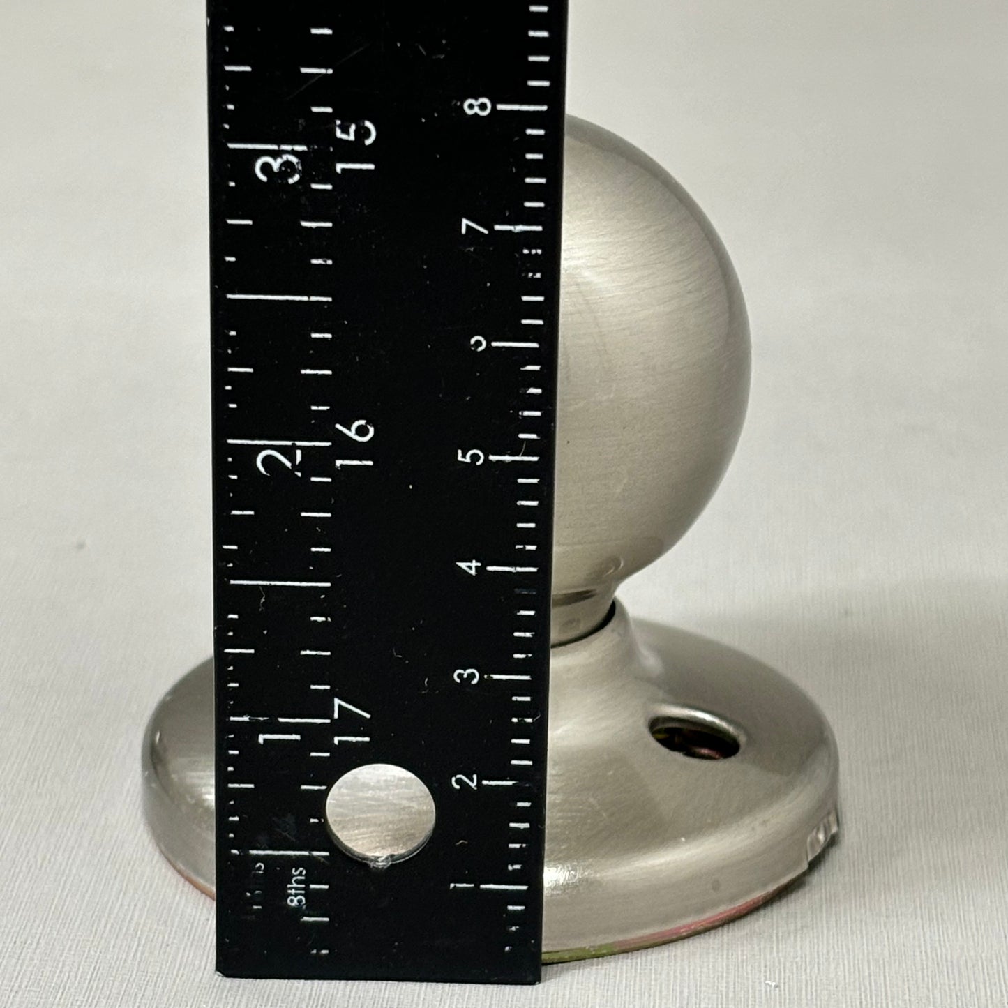 KWIKSET Polo Dummy Door Knob Single Sided Handle Satin Nickel 488P-15