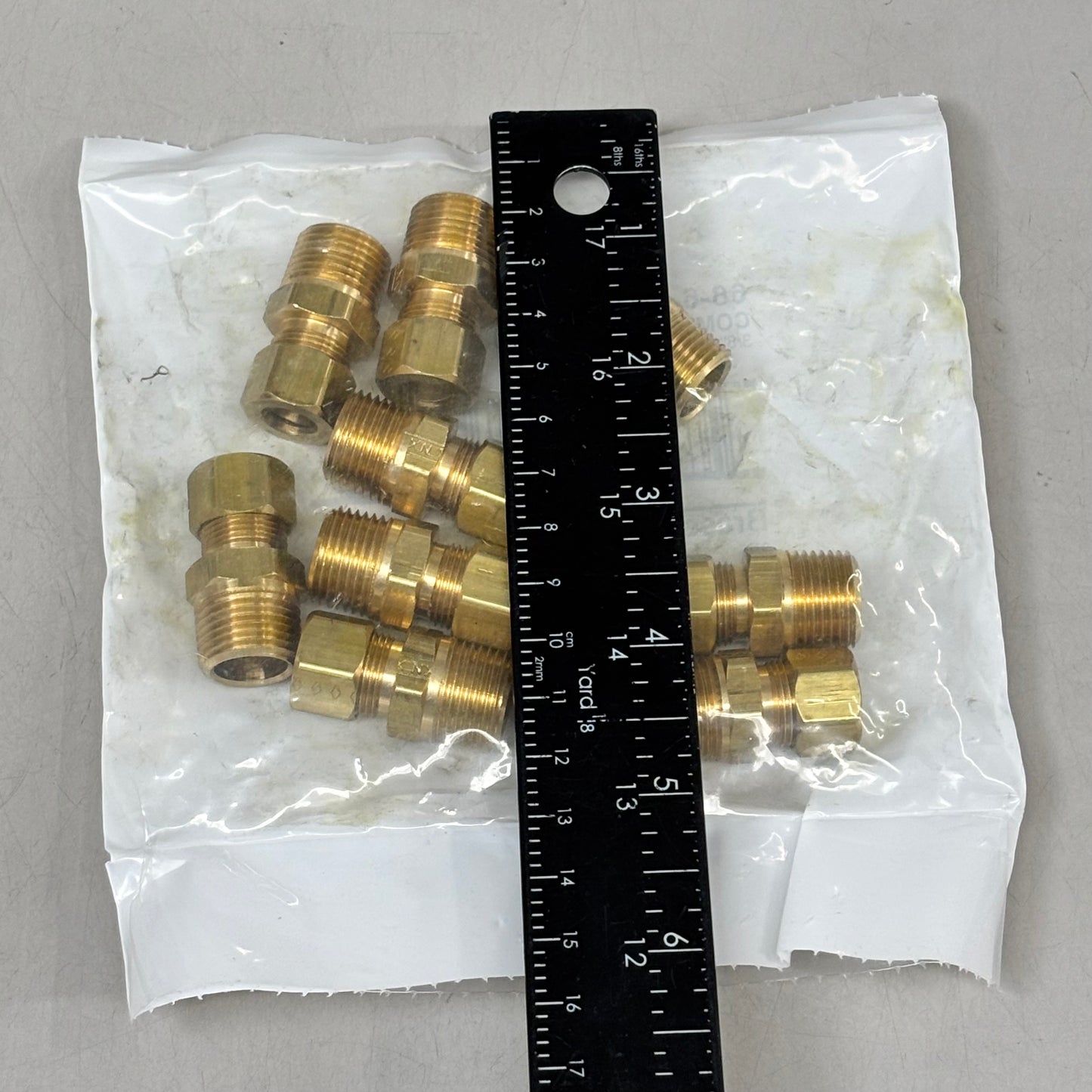 BRASS CRAFT (10 PACK) Compression Male Adapter 3/8"O.D. Tube x 3/8" MIP 68-6-6X