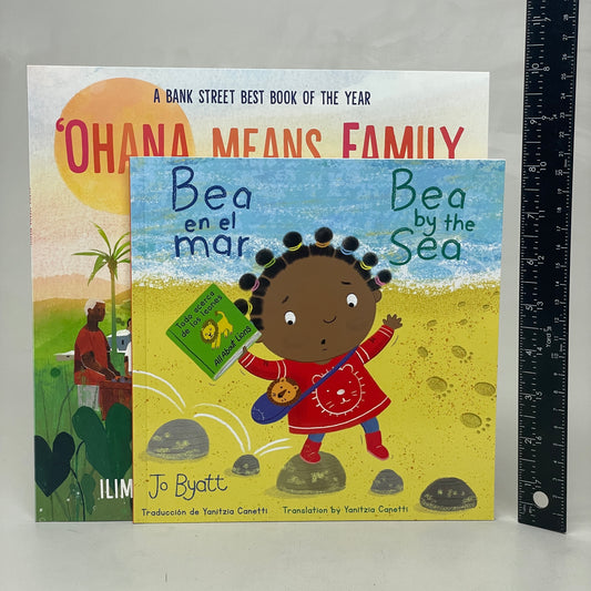 Lot of 2 Books BEA BY THE SEA By Jo Byatt & 'OHANA MEANS FAMILY By Ilima Loomis