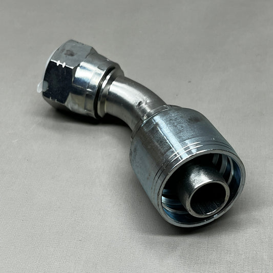 FLEXTRAL Hydraulic Coupling Adapter Steel 45 Female Swivel 1 1/8" X 1 1/4" E-12 LKAI (New)