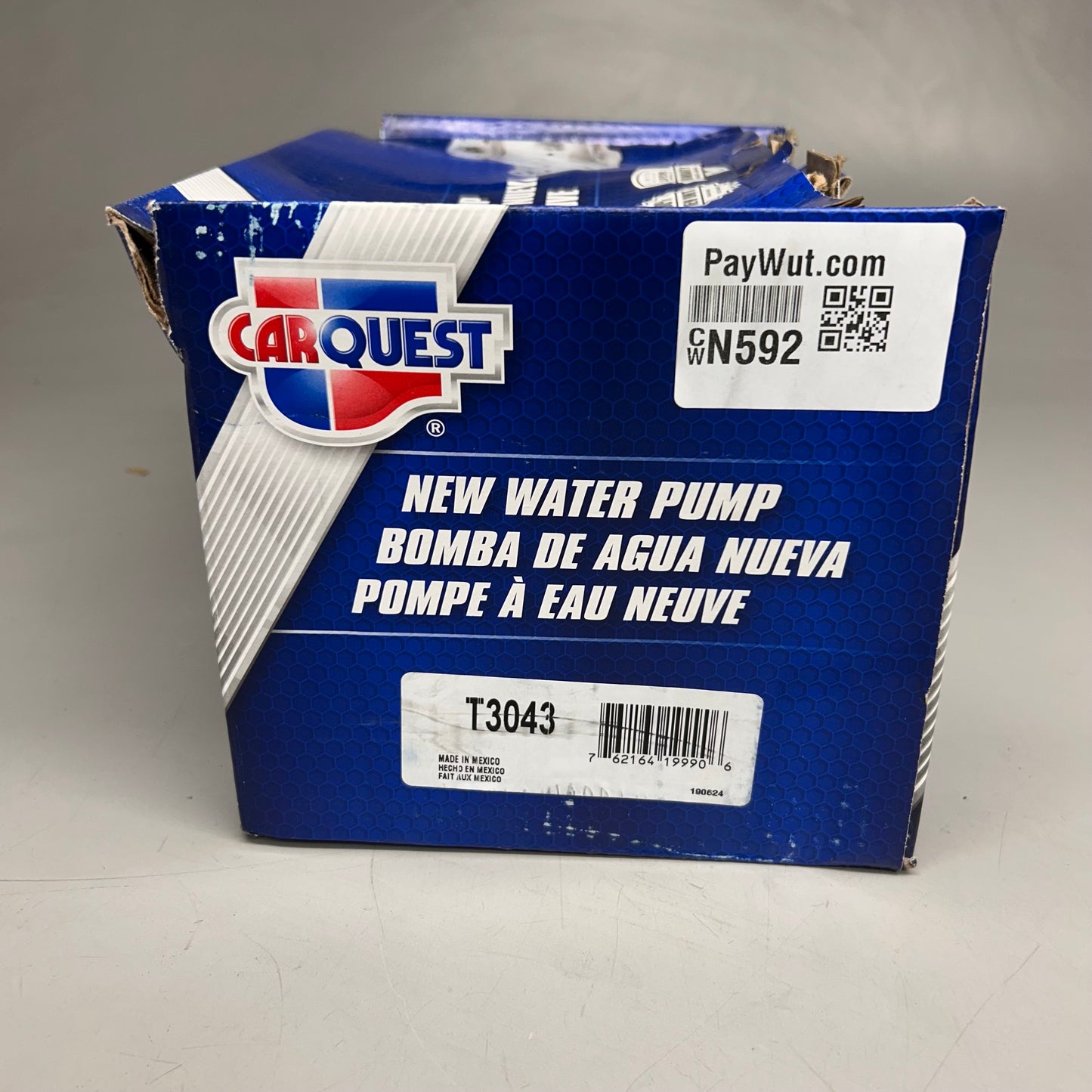 CARQUEST Engine Cooling Water Pump T3043(New Other)