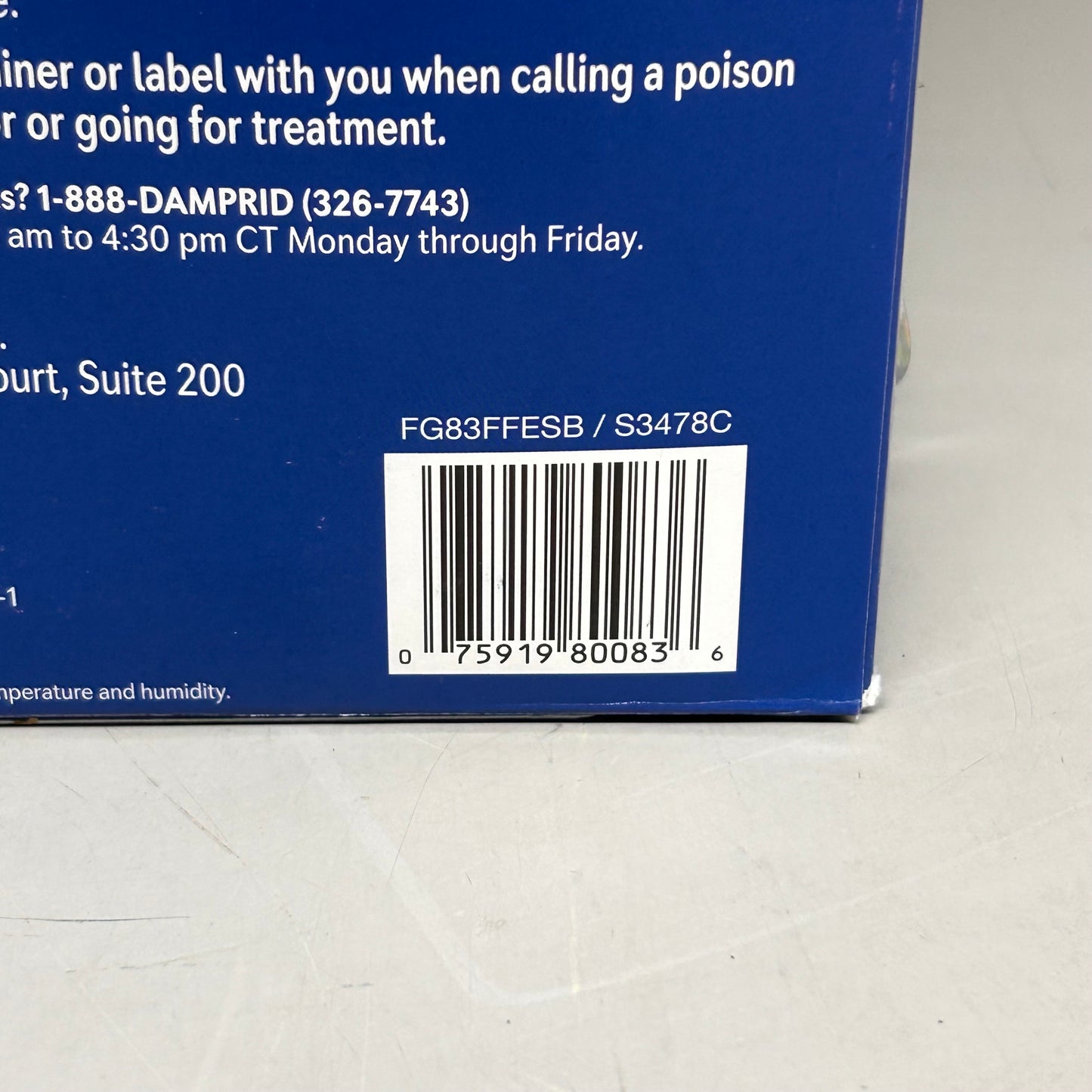 DAMPRID Fragrance Free Hanging Moisture Absorbers 3-PACK 15.4 oz FG83FFESB (New Other)