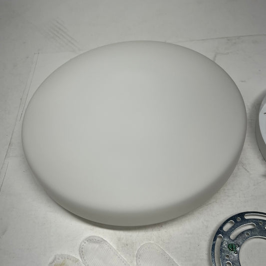 KUZCO LIGHTING Trafalgar Led Flush Mount Ceiling Fixture 11" W White FM11011-WH