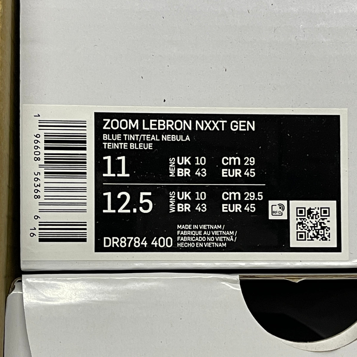 NIKE Zoom LeBron NXXT Gen Basketball Shoes Men’s Sz 11 Blue Tint/Teal Nebula DR8784 400