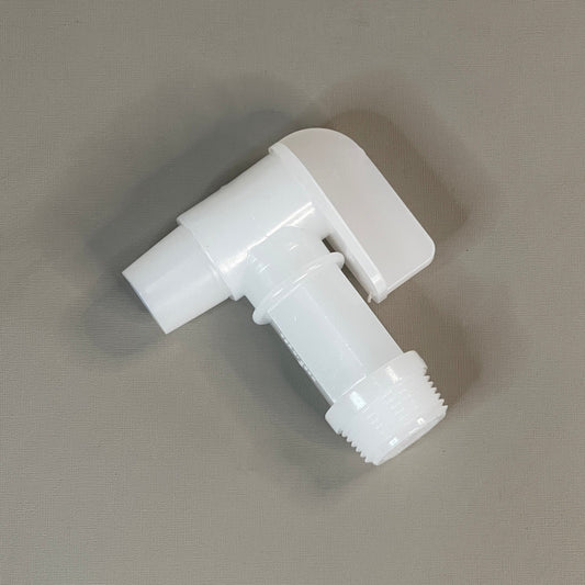 REIKE Flo-Rite Faucet 3/4" Plastic Drum, Barrel, Jug Faucet, Spigot White (New)