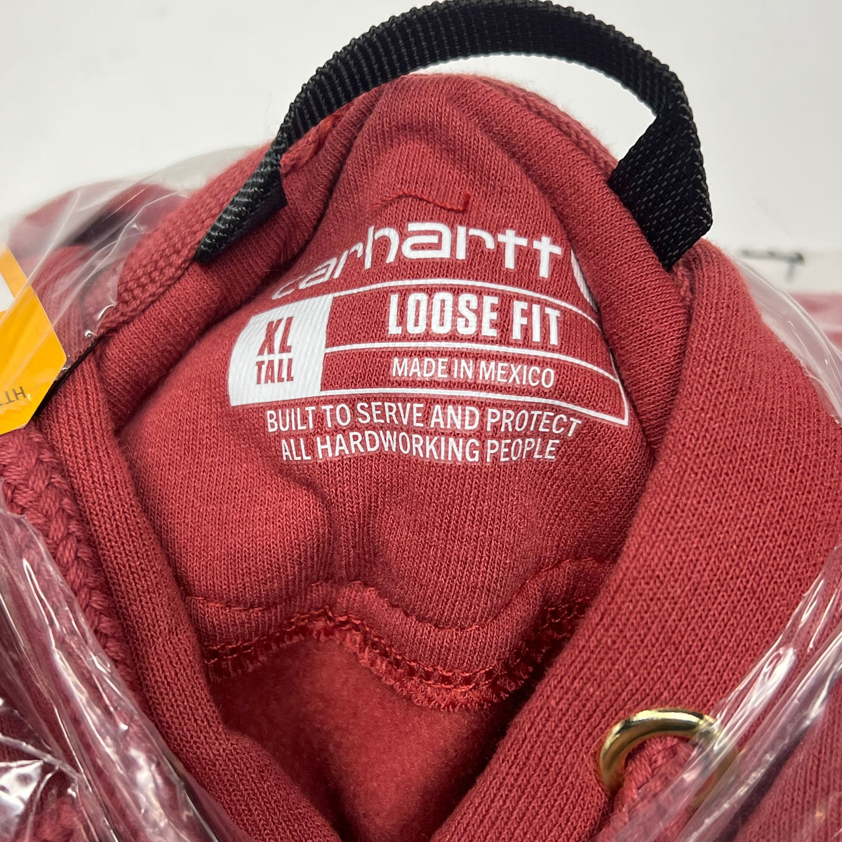CARHARTT Iconic K288 Logo Sweatshirt Men's Sz Tall XL Red K288-RE0 TS0288-M