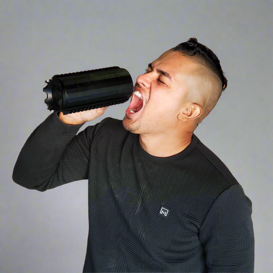 ZA@ Tactical Rail Battle Aluminum Mug Multi Function Camping Military Cup Black 8625671821 D