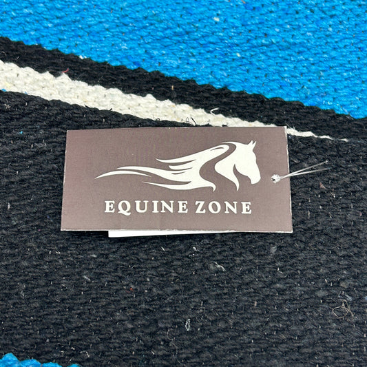 EQUINE ZONE 30" x 60" Saddle Blanket Blue (New)
