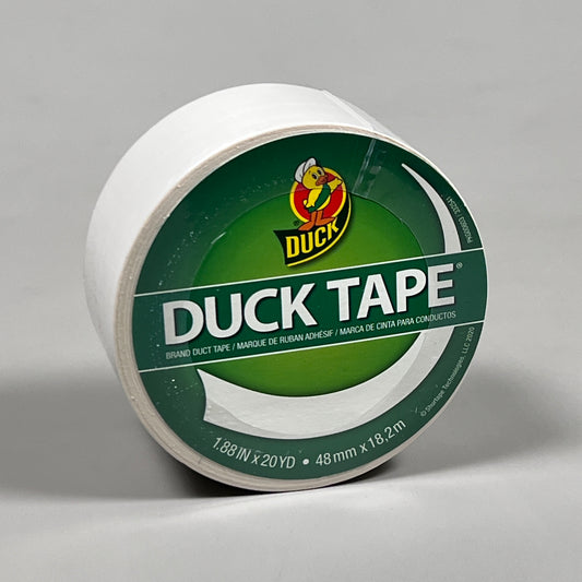 6-PK SHURTAPE DUCK TAPE White 1.88 in x 20 yd 332541 (New)