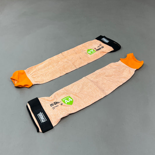 23-PK M-GARO Gauge Cut Resistant Safety Sleeves DXS22BST 22" Ansi Cut A4 Orange (New, AS-IS)